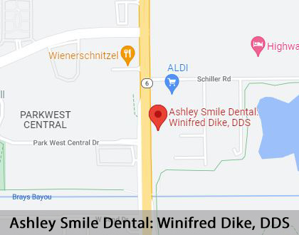 Map image for Dental Checkup in Houston, TX